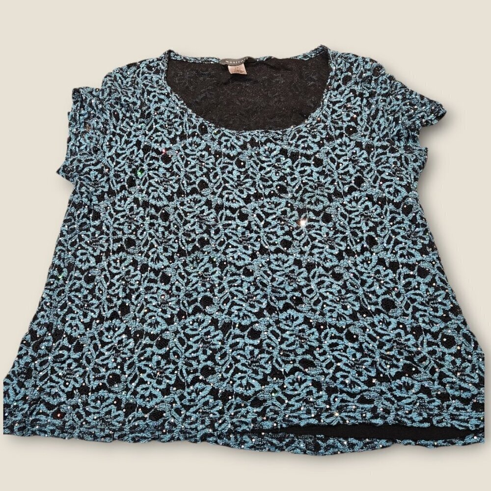 Short sleeve Sparkly Tee 1X